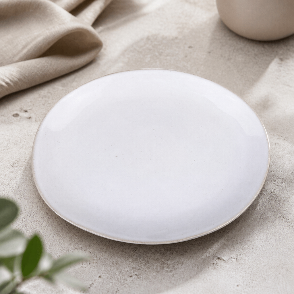 Commercial Recycled Clay Coupe Plates Natural 220mm 6 Pack