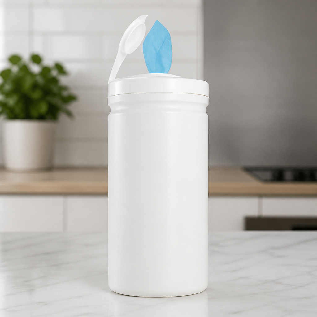 Commercial Surface Sanitiser Wipes 200 Pack Non-Toxic 250mm
