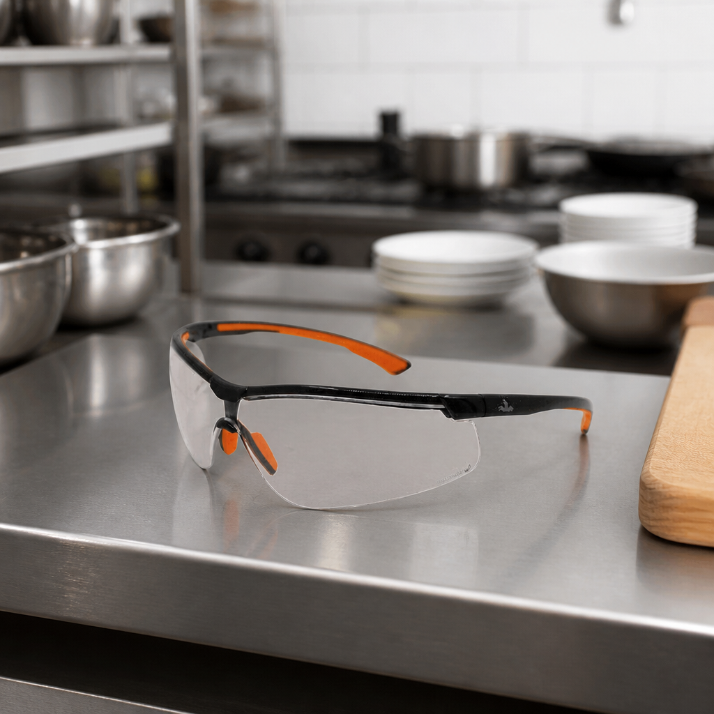 Commercial eye protection safety glasses for workplace use