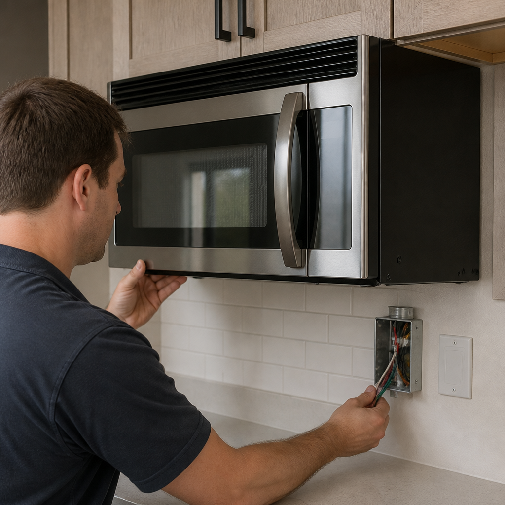 Hardwired Microwave Oven Installation Service
