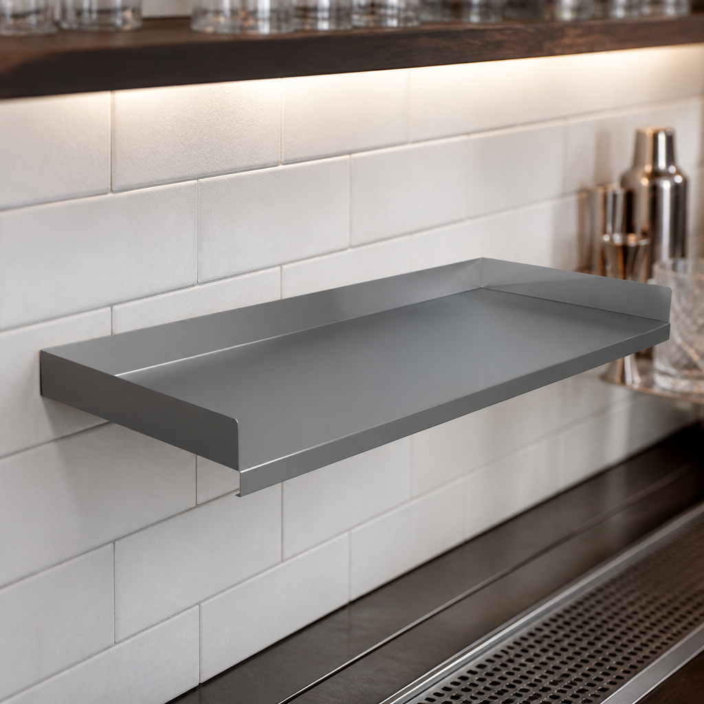 Commercial Modular Bar Shelf 915mm Stainless Steel Storage