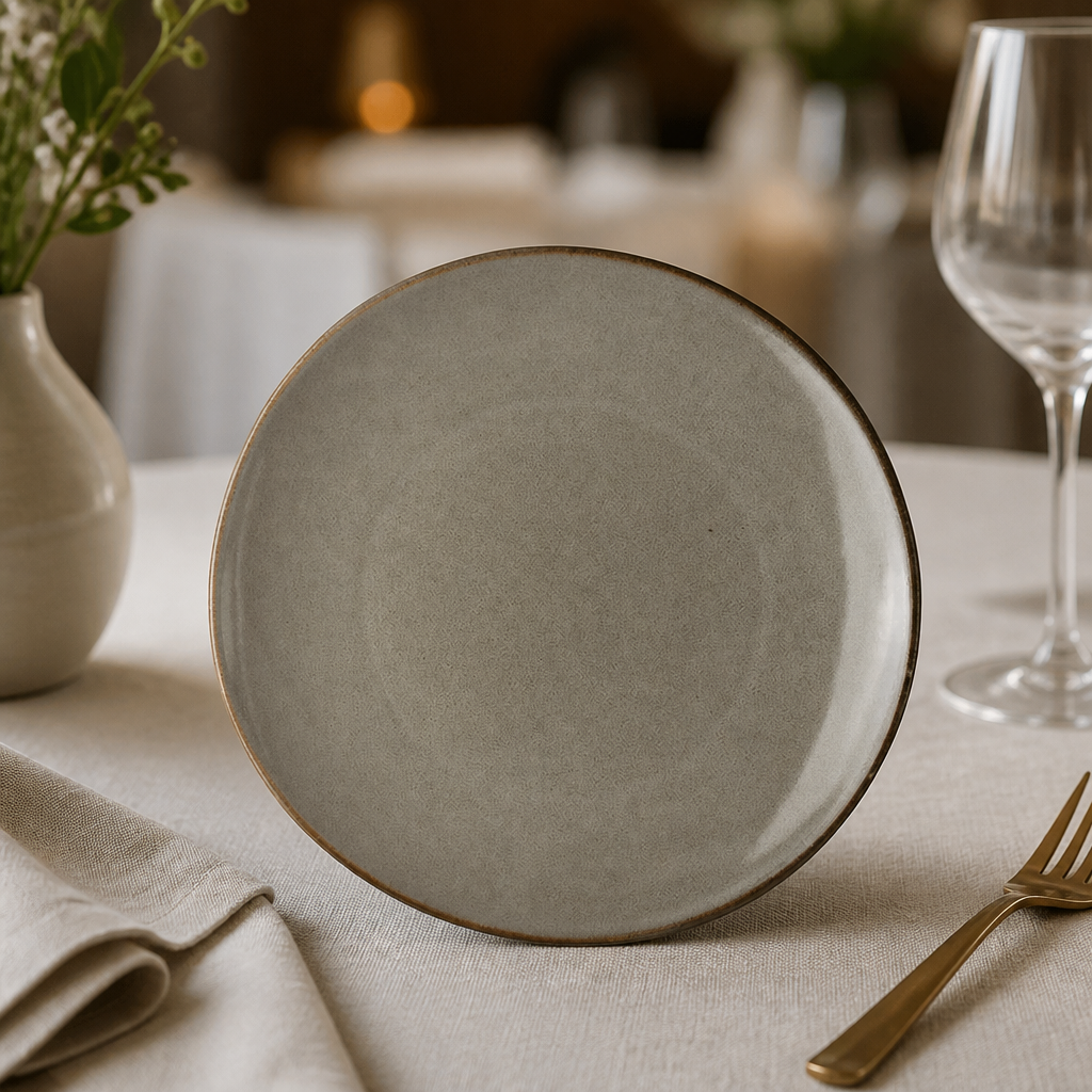 Commercial Organic Plates 190mm for Casual Dining 24 Pack