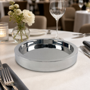 Commercial Double-Wall Stainless Steel Round Tray 355mm