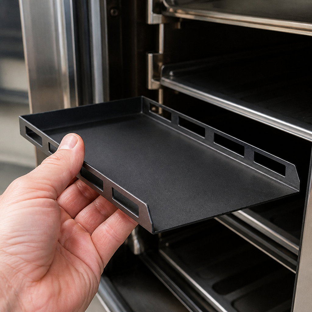 Commercial Oven Upper Shelf Rest 467mm for tidy work areas
