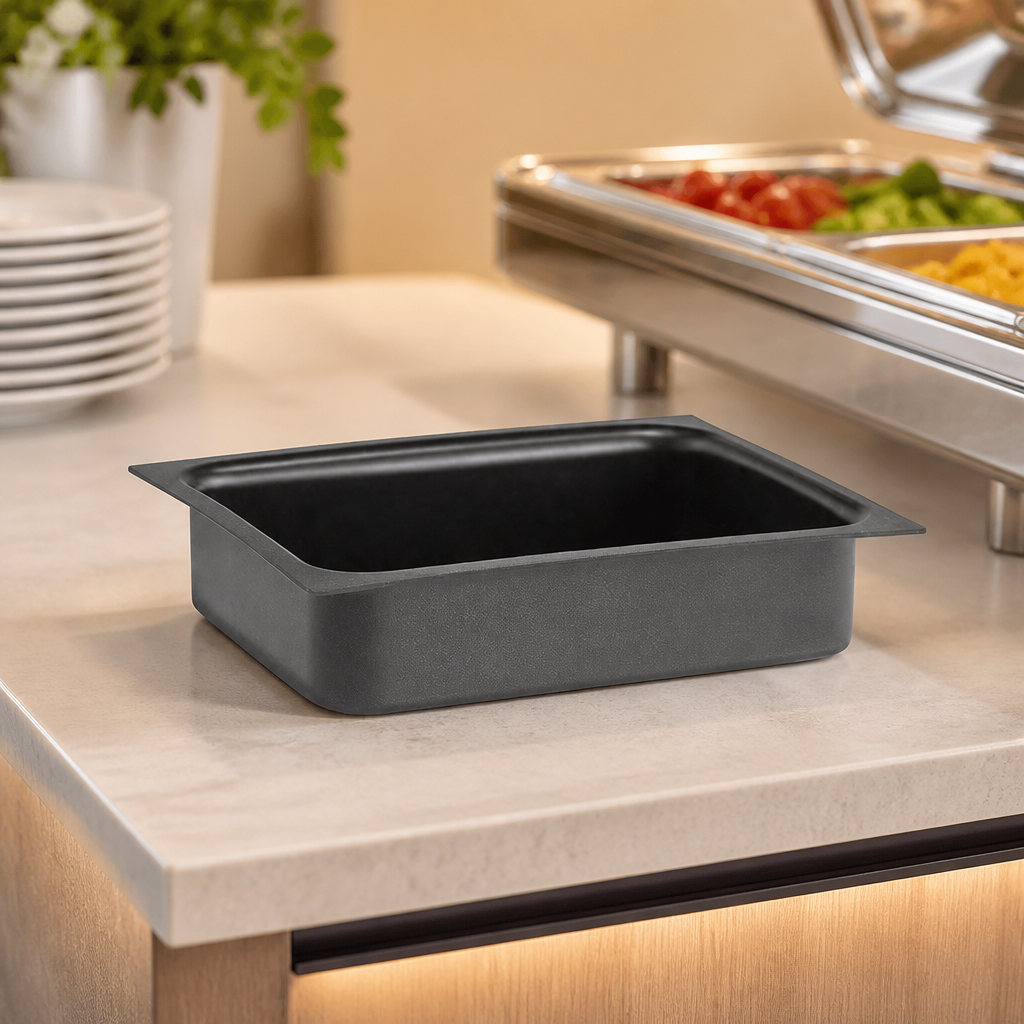 Commercial GN 1/2 Polystyrene Insert for Food Presentation