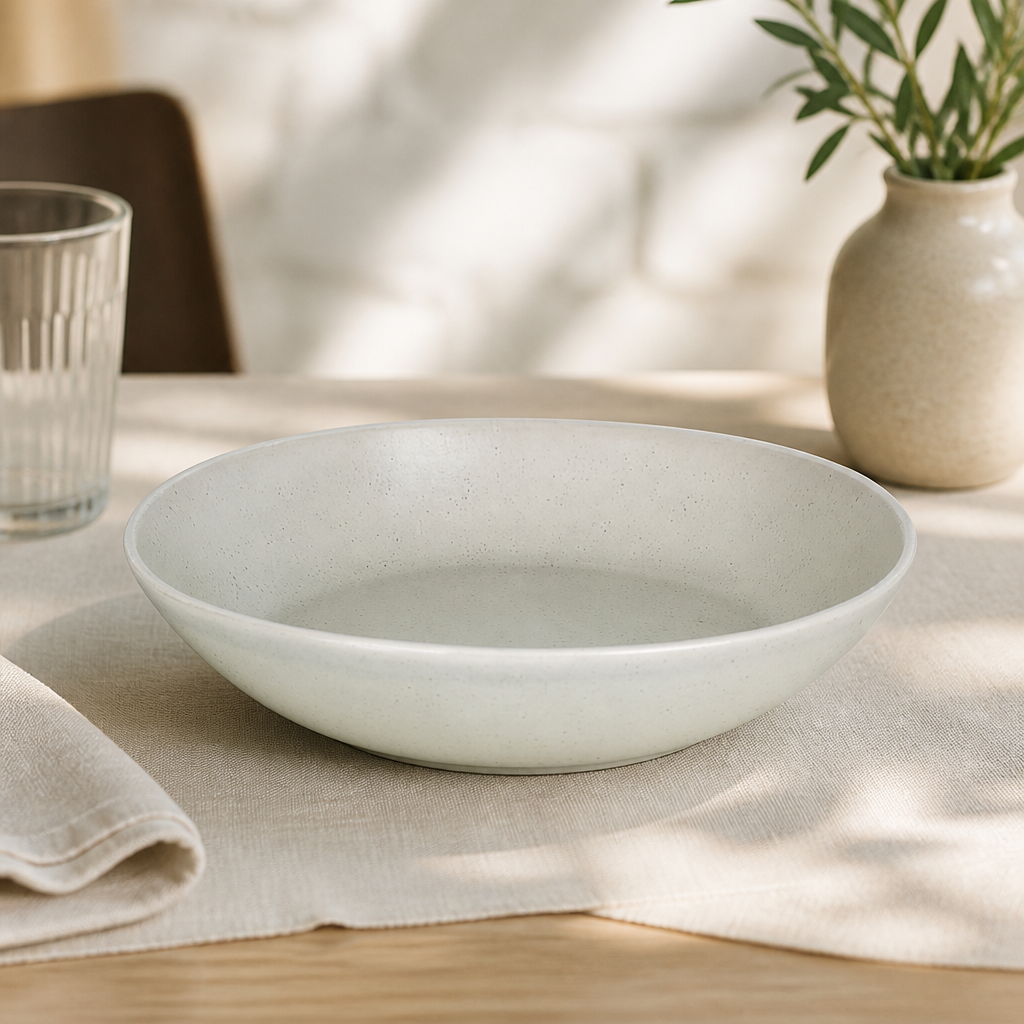 Commercial Chia Coupe Bowls Sand 265mm Porcelain 4 Pack
