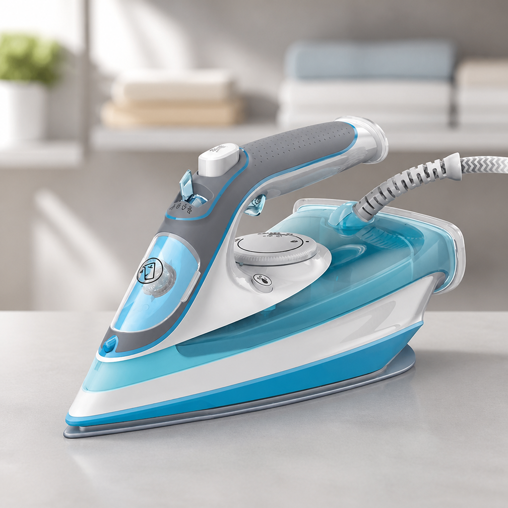 300ml Commercial Steam Iron with Precision Tip and Ergonomic Handle