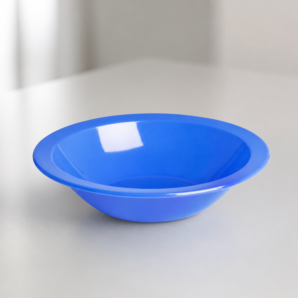 Commercial Polypropylene Salad Bowls 174mm Blue 12 Pack