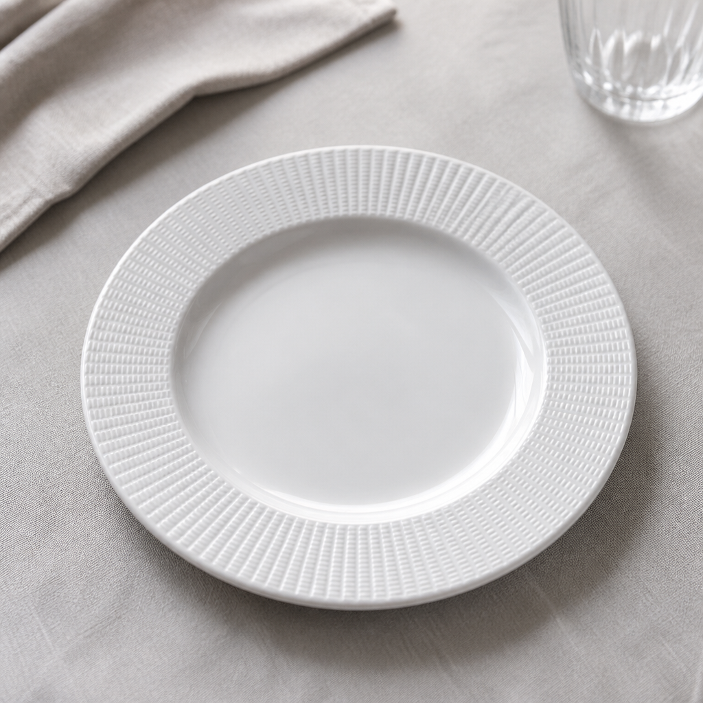 Commercial 270mm Mid Rim Plates - 24 Pack