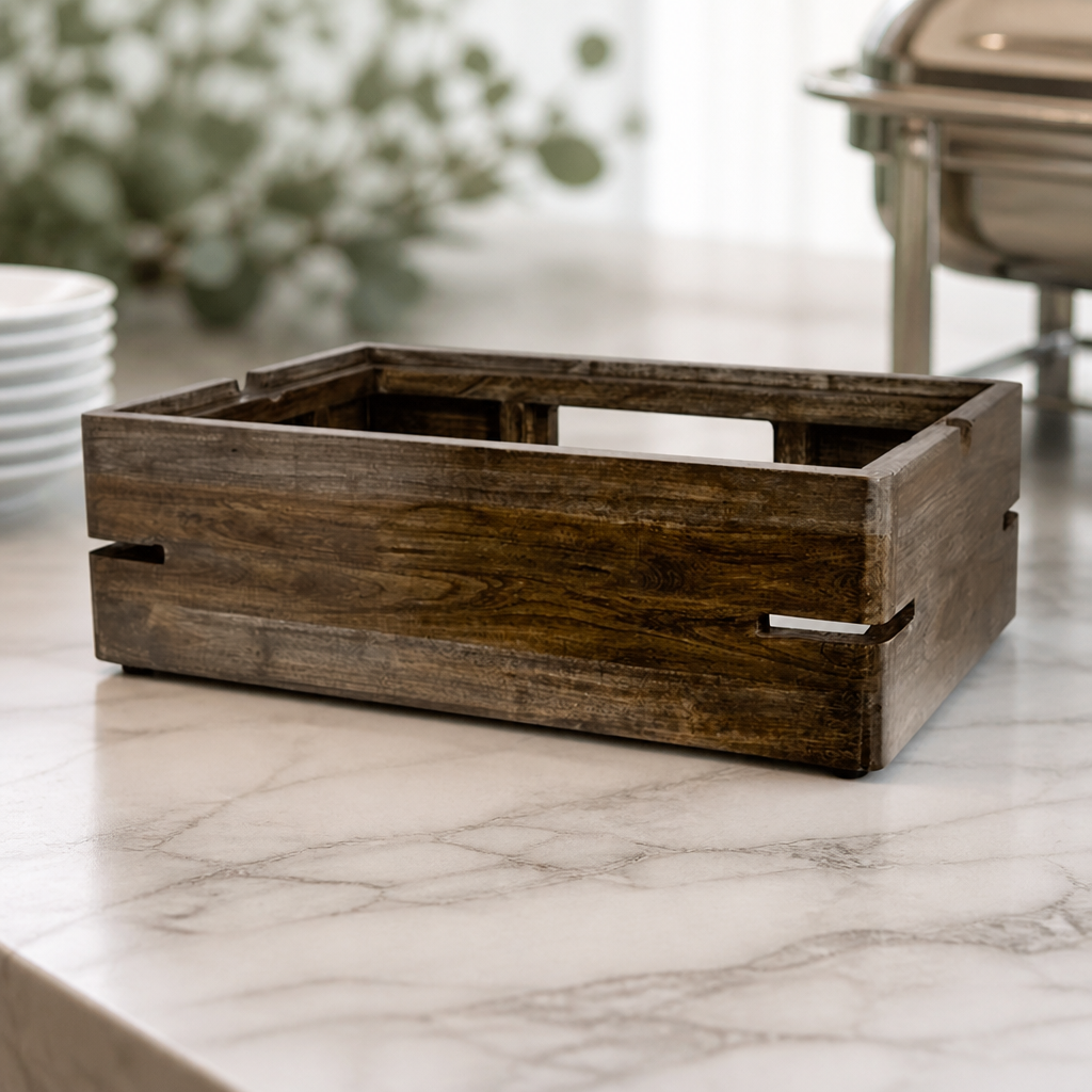Commercial Riser 1/1 Gastronorm Ash Grey Display