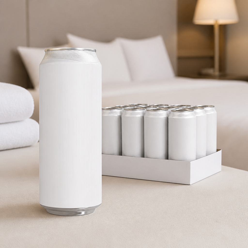 500ml Resealable Canned Still Water - Eco-Friendly Pack of 12