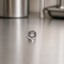 Counter Freezer Front Panel Nut Replacement Part Stainless Steel