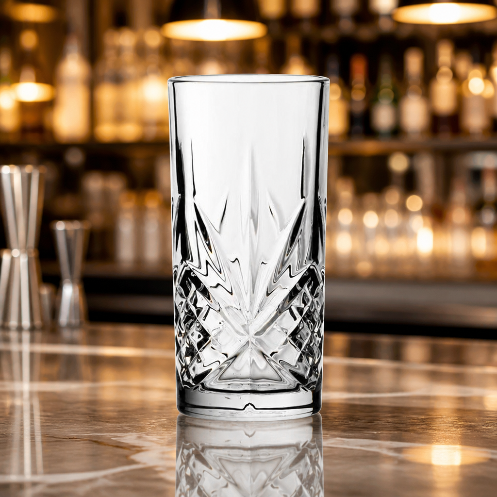 300ml Commercial Hi Ball Glasses - 24 Pack Dishwasher Safe