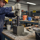 Premium Concrete Test Cube Mould with Square Compacting Bar for Accurate Testing