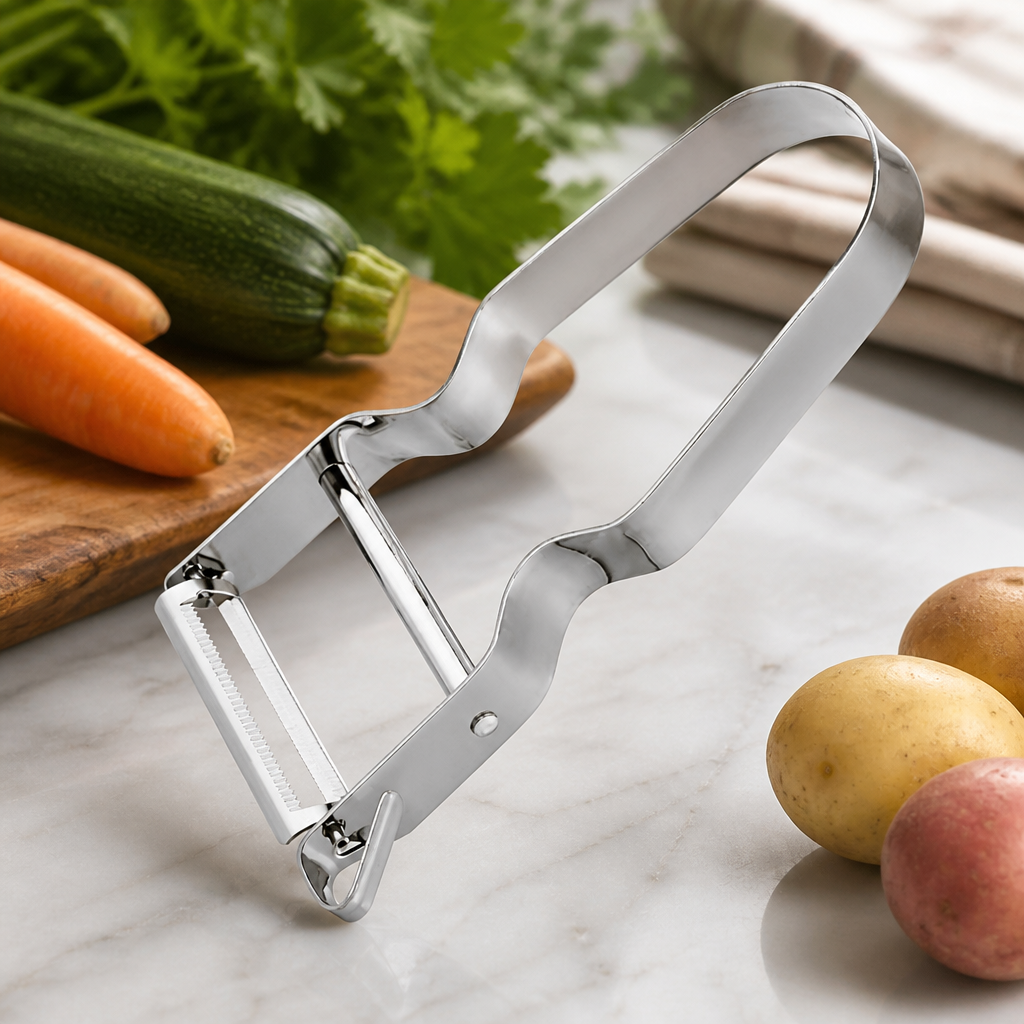 Commercial Serrated Vegetable Peeler for Efficient Kitchen Use