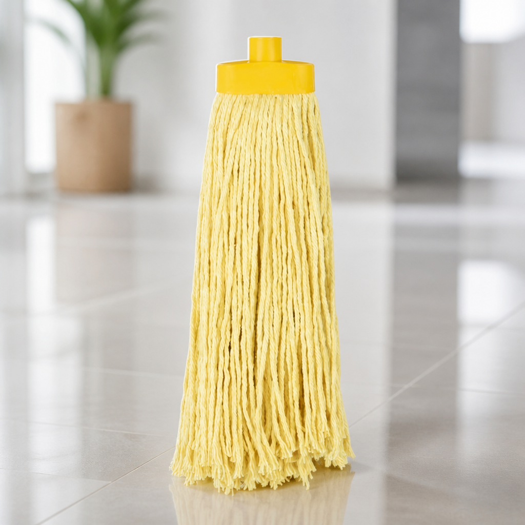 Commercial Kentucky Mop Head Yellow 450g for cleaning systems