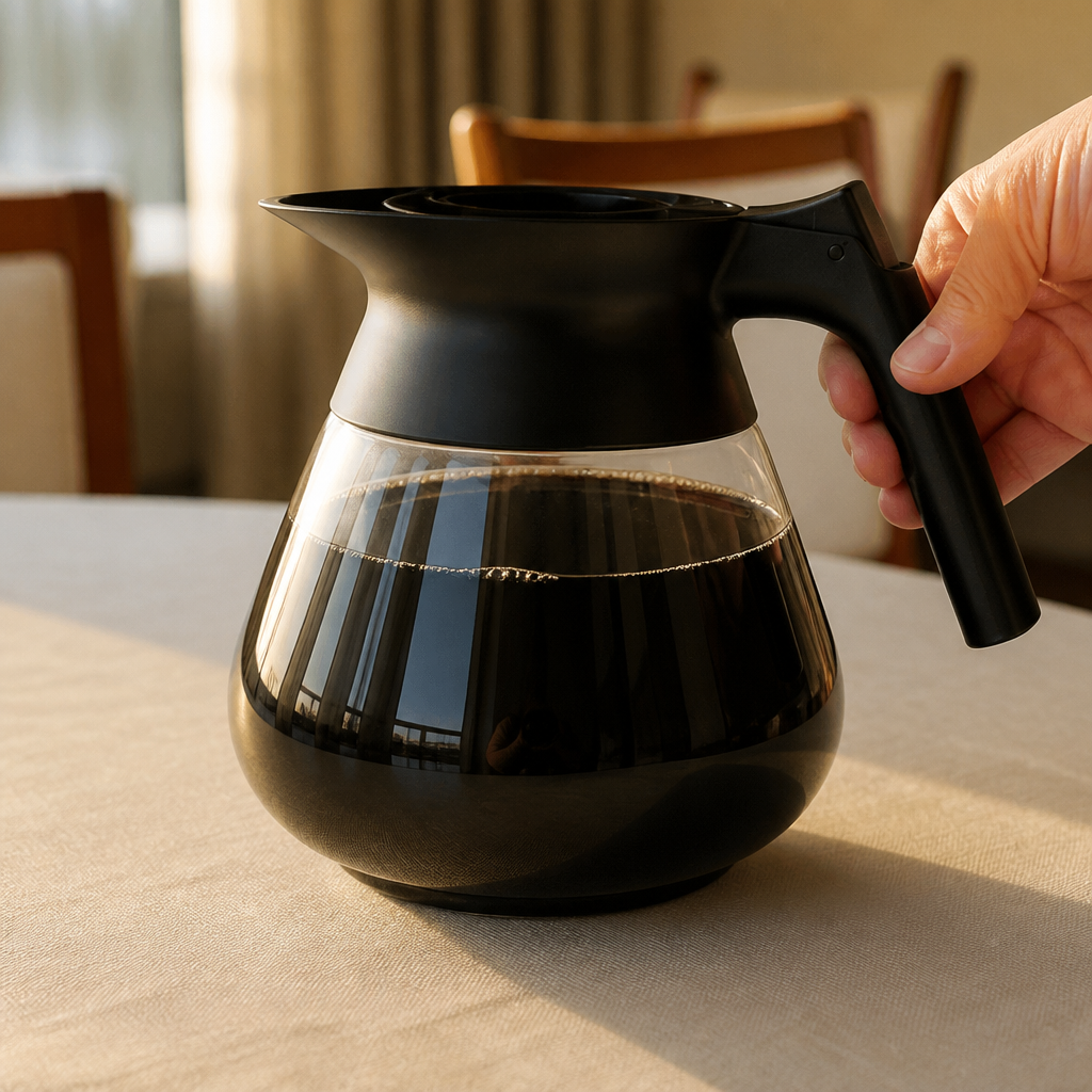 Commercial 1.5L Filter Coffee Jug in durable glass