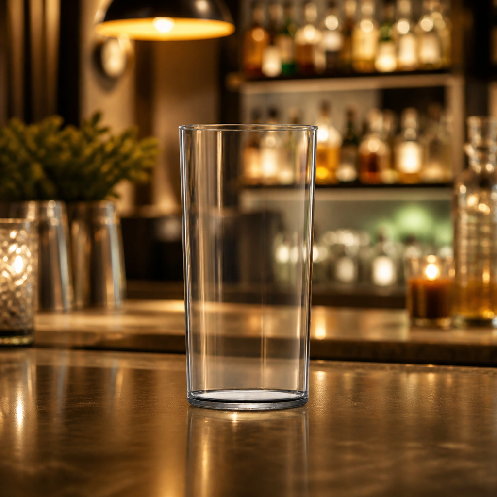 Commercial Polycarbonate Hi Ball Glasses 285ml CE Marked 48 Pack