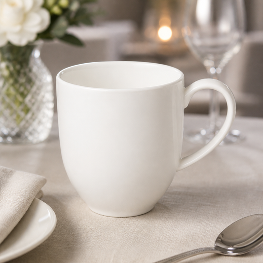 Commercial Bone China Mugs 300ml Set of 6