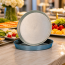 10" Commercial Black Iron Pizza Pan for Deck Ovens
