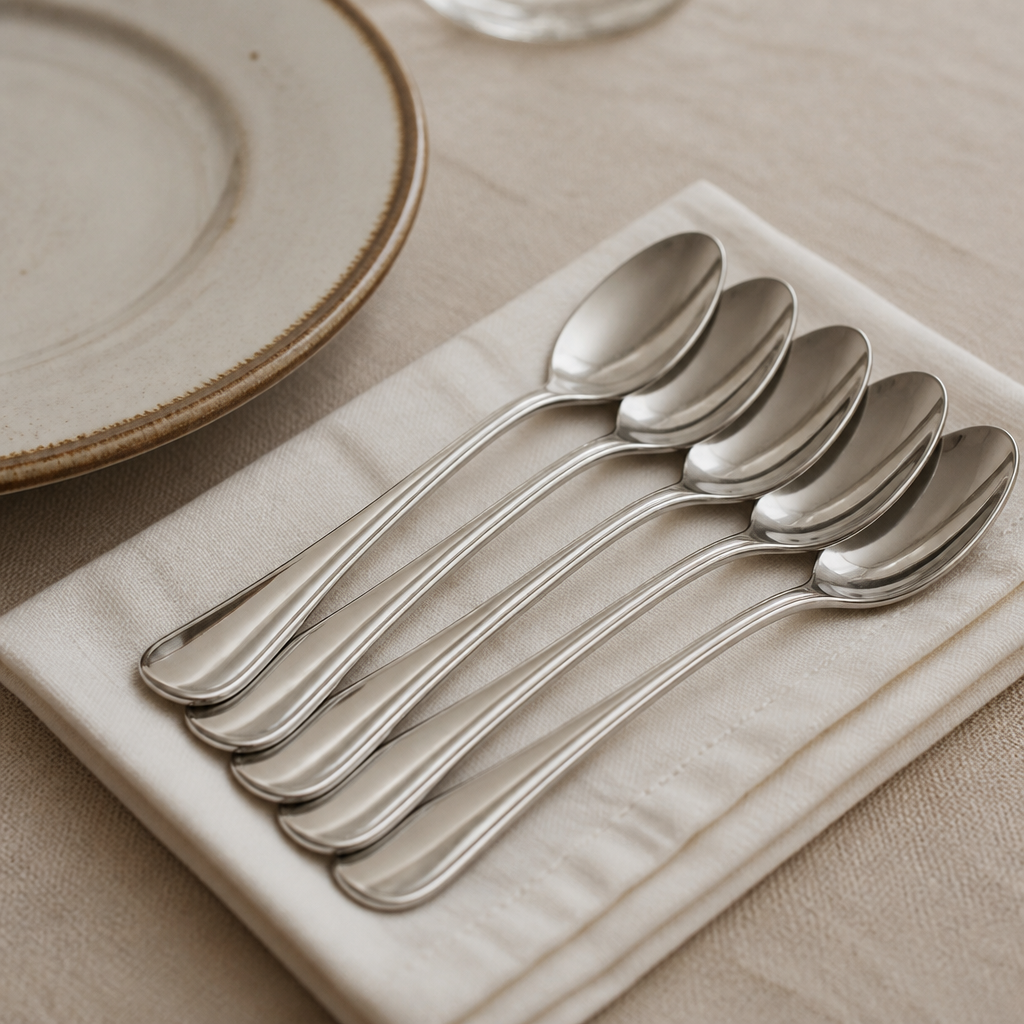 Commercial Stainless Steel Dessert Spoon 170mm 12 Pack
