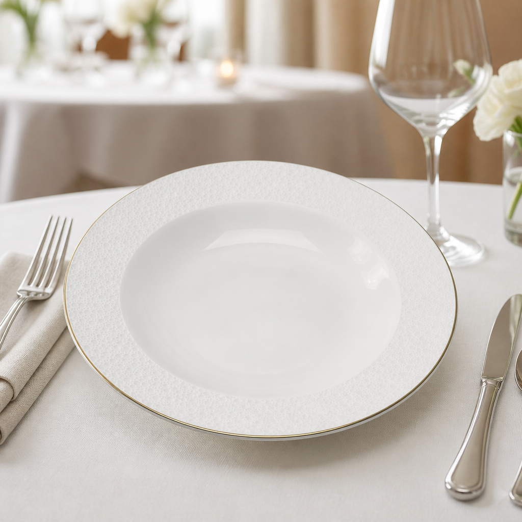 Large Rim Bowls 280mm Bone China Set of 6