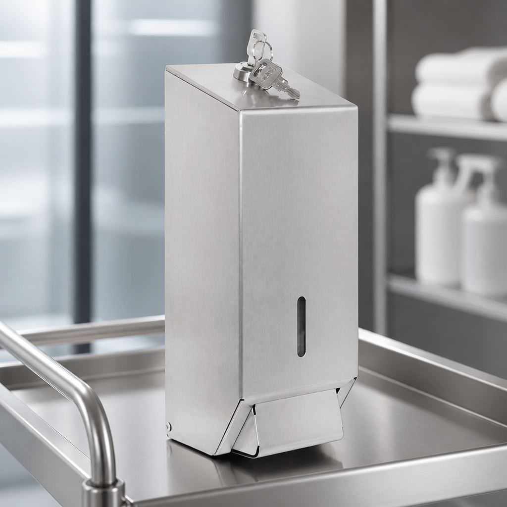 Commercial Wall Mounted Soap and Hand Sanitiser Dispenser 1Ltr
