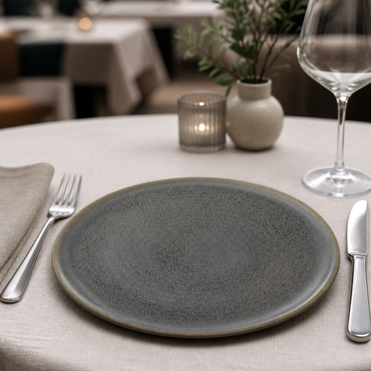 Commercial Evo Granite Flat Plates 250mm - 6 Pack