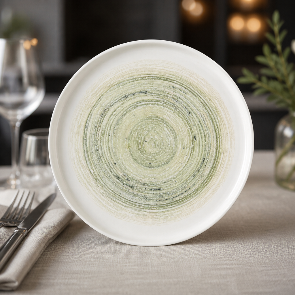 Commercial Walled Plates 255mm Dishwasher Safe 6 Pack