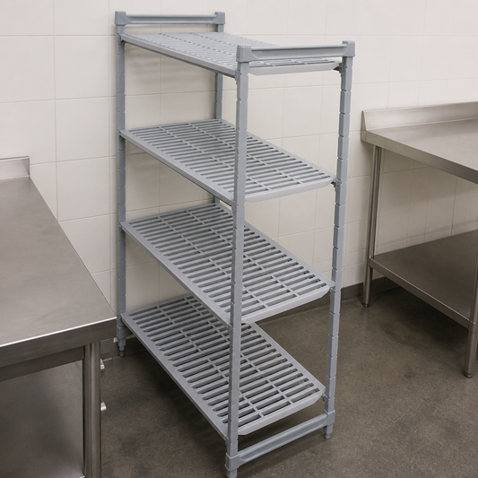 Commercial 4 Tier Modular Shelving Unit 1830 x 1070 x 460mm