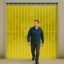 PVC Curtain Strips – Transparent Colour, Twin Track Privacy Linear Metre