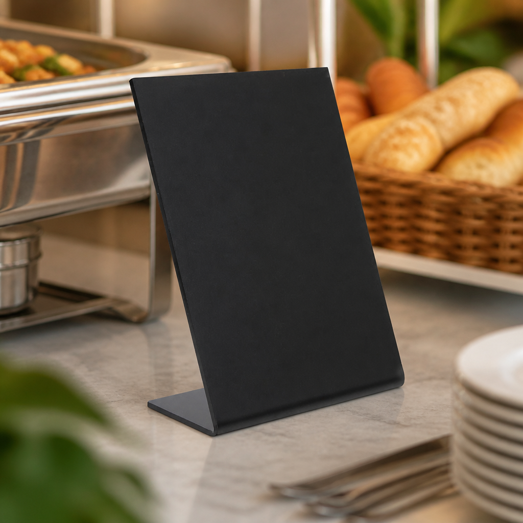 Mini Display Chalkboard Signs 5 Pack for Catering