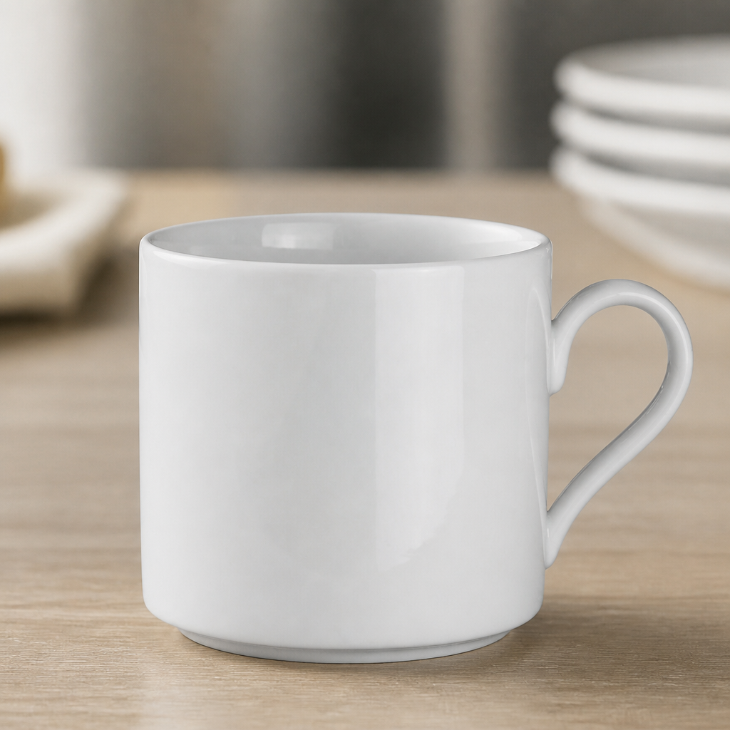 Commercial Fine Porcelain Coffee Cups 230ml 24 Pack