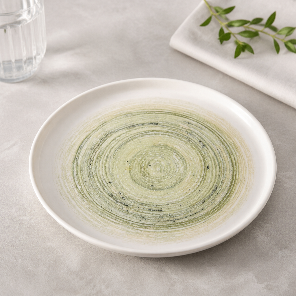 Commercial Walled Plates 255mm Dishwasher Safe 6 Pack