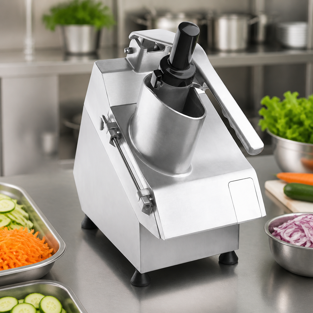 Commercial Veg Prep Machine 550W with Grating and Slicer Discs