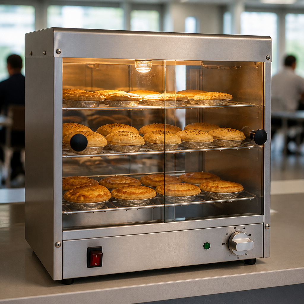 Commercial Pie Cabinet with Sliding Glass Doors for 30 pies