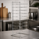 Commercial 11 Slot Pizza Stacking Rack for Efficient Storage