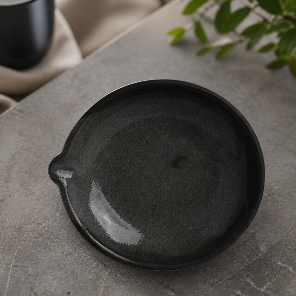 Commercial 127mm Grey Vitrified Stoneware Dishes 36 Pack
