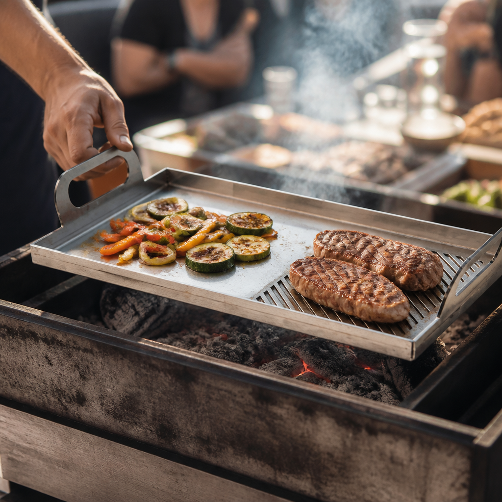 Commercial Plancha Plate for Medium Konro Grill 545mm