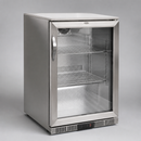 Commercial Back Bar Cooler 138L Stainless Steel Beer Fridge