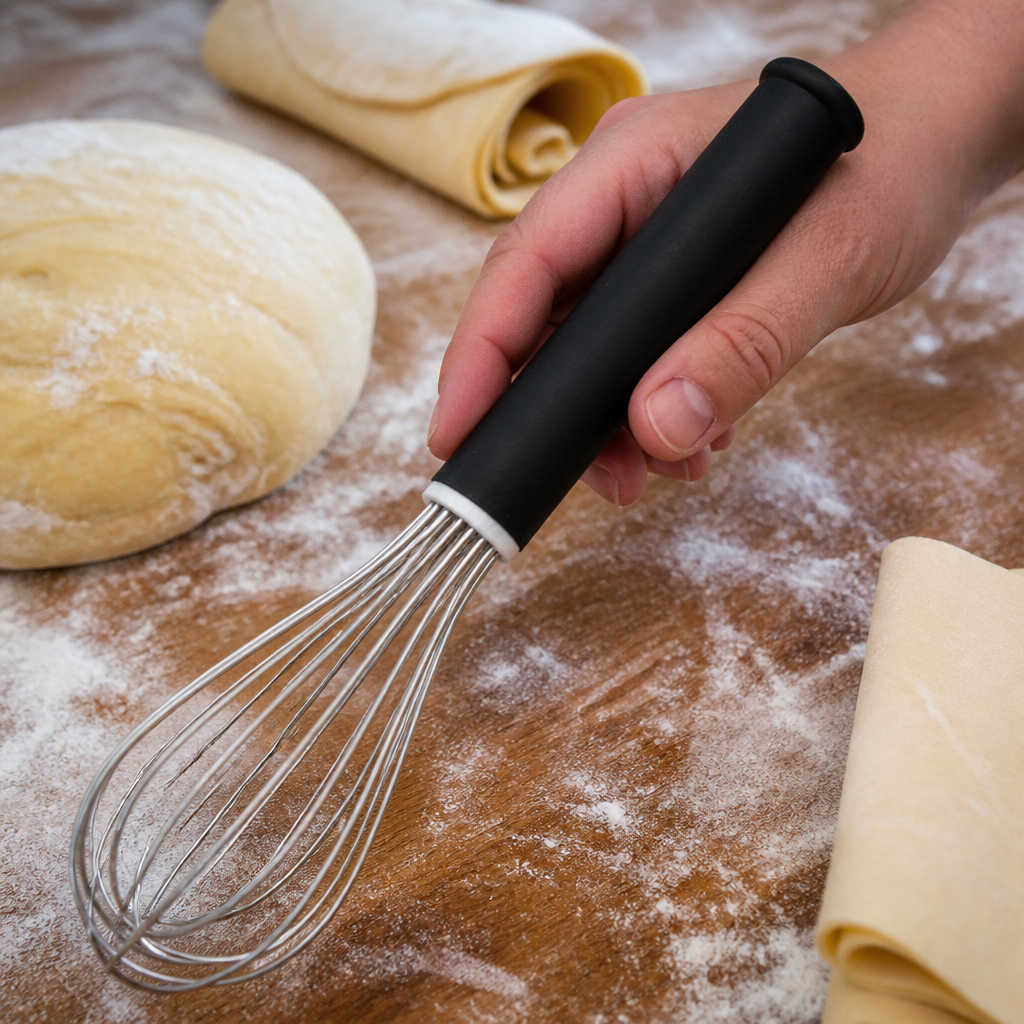 10" Heavy Duty Commercial Whisk with Vinyl Handle