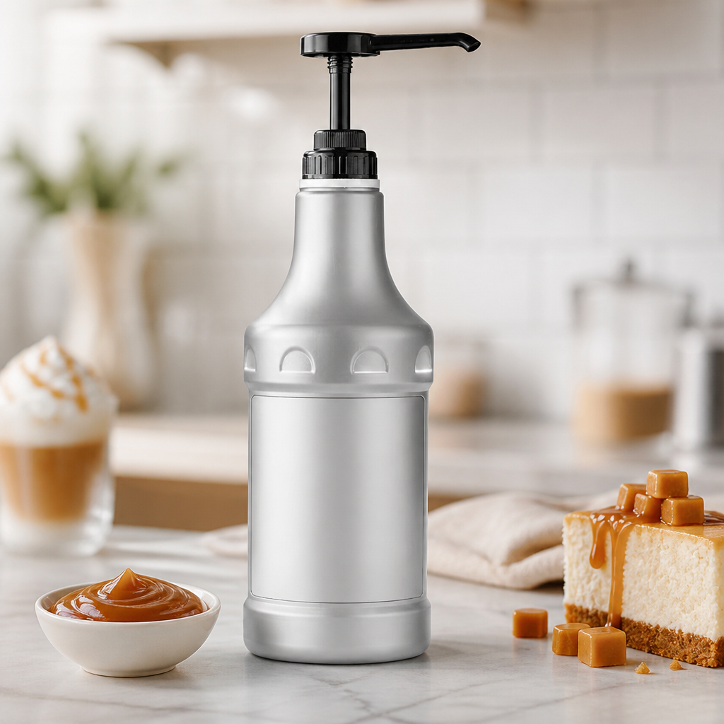 Commercial Caramel Sauce Topping 1.89L for Desserts and Drinks