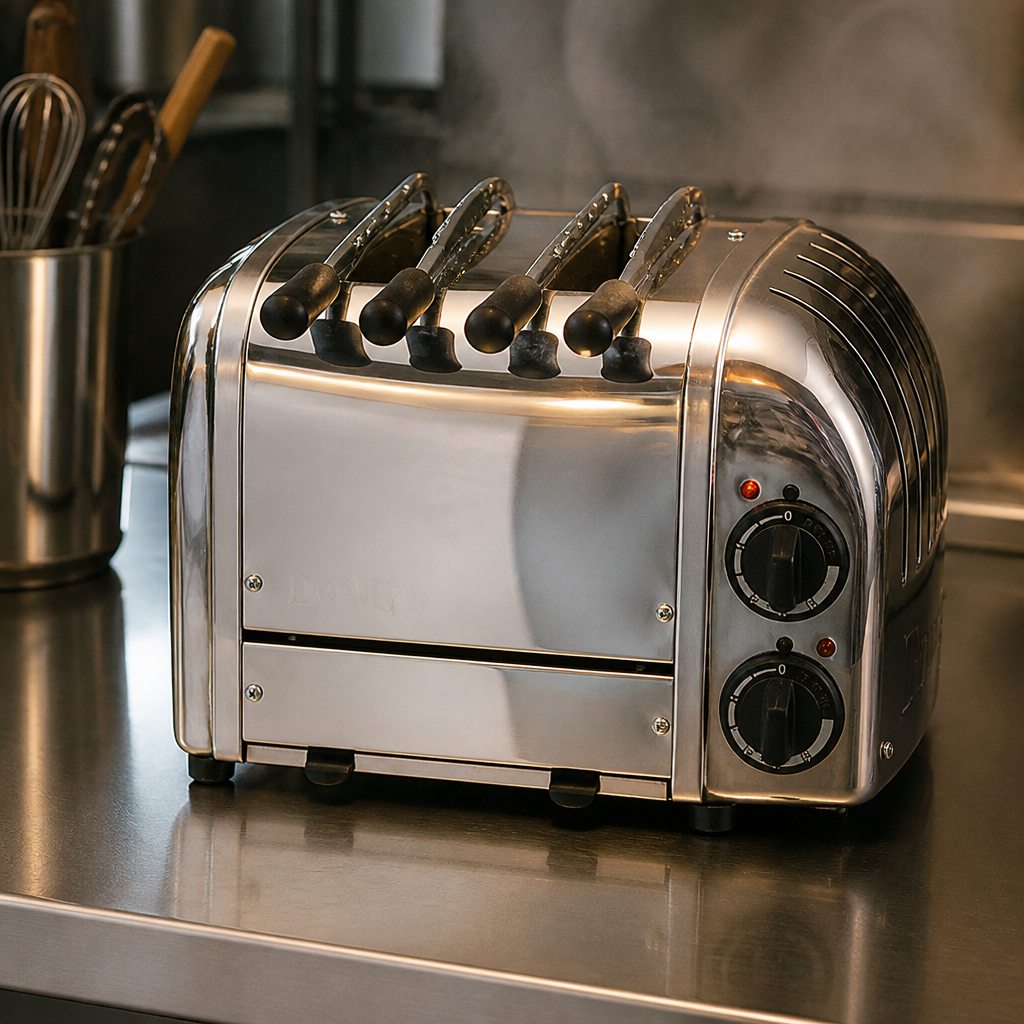 Commercial 2 Slice Vario Sandwich Toaster Polished Finish