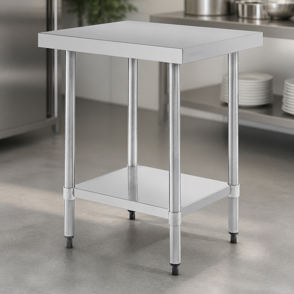 600mm Commercial Stainless Steel Prep Table Workbench