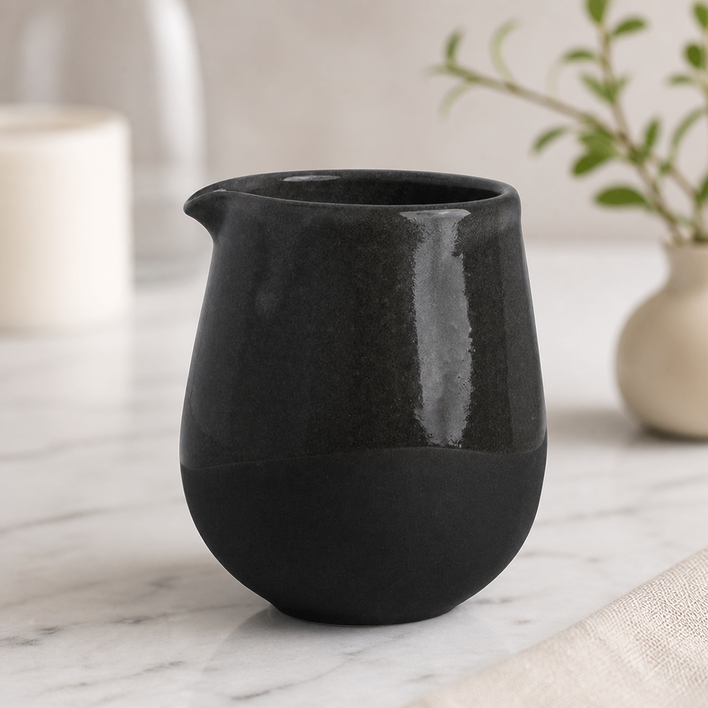 148ml Commercial Grey Vitrified Stoneware Jug - 24 Pack
