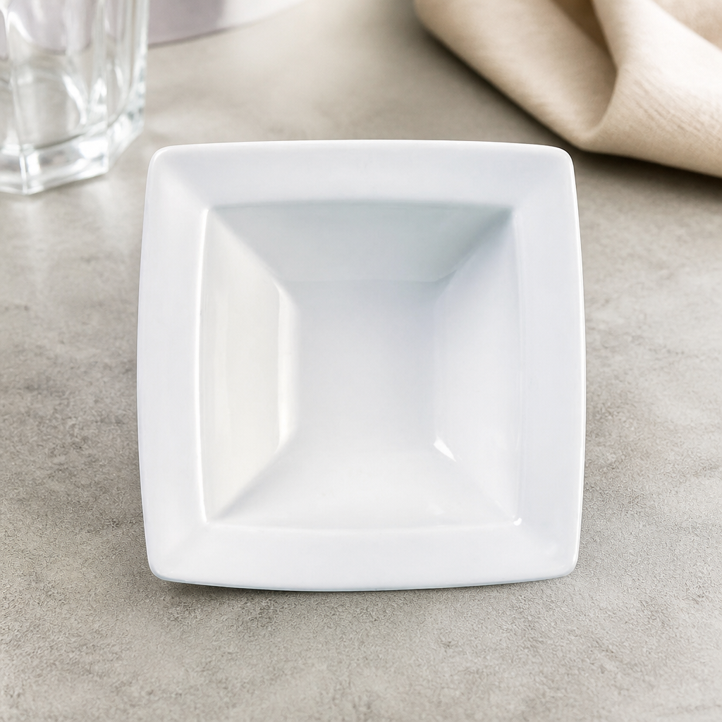 Commercial Square Bowls 140mm Collection - 6 Pack