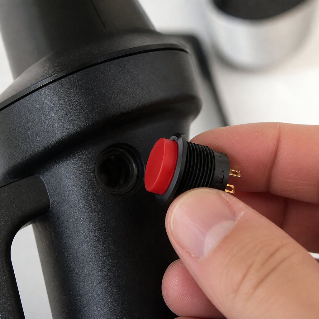 Replacement Lock Button with Cap for Stick Blenders