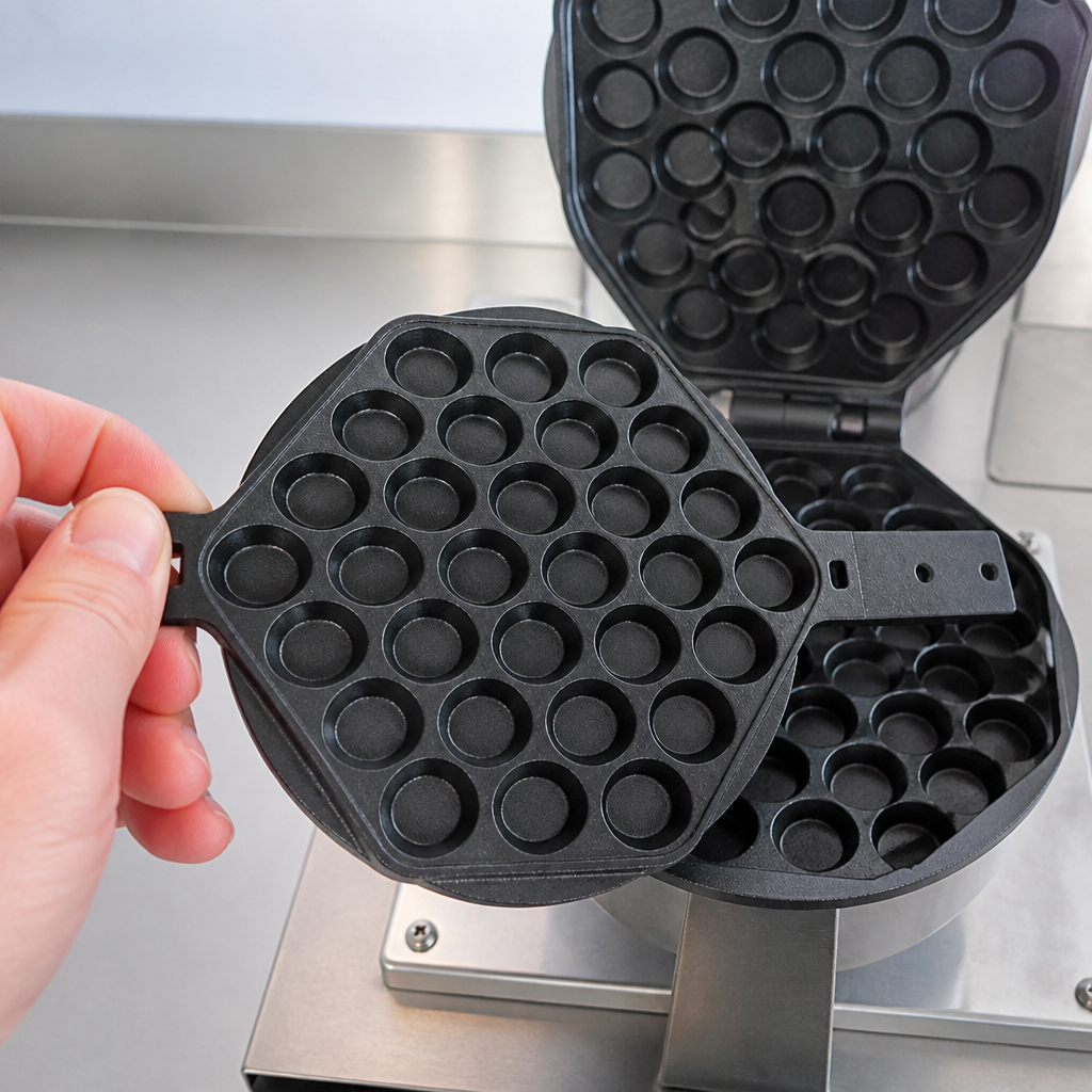 Upper Cast for waffle makers in commercial kitchens