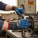 Premium Heavy Duty Gloves with 3/4 Nitrile Coating for Fine Tactile Handling and Cut Protection