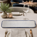 Commercial Rectangular Flat Trays Indigo Blue 150x530mm 4 Pack